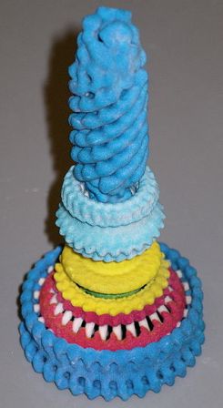 Physical model of a bacterial flagellum